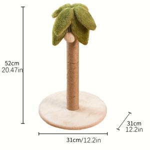 TEMU 고양이 스크래칭 포스트 20.47인치 높이, 실내 고양이용 스크래칭 포스트, 대형 고양이용 스크래칭 포스트, 사이잘 로프 고양이 스크래쳐, 귀여운 새끼 고양이용 스크래칭 포스트