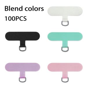 TEMU 100/50개 범용 휴대폰 랜야드 패치, 모든 풀커버 휴대폰 케이스와 호환, 사용하기 쉬운 분실 방지 랜야드 카드 워셔, 교체 및 탈부착 가능