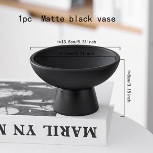 TEMU 접시용 세라믹 냄비, 테이블 장식품, 과일 및 꽃 접시, 브라질 나무 수경 재배 화분, 작은 녹색 식물, 발코니 꽃병