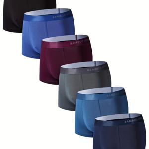 TEMU 6개 세트 대나무 섬유 남성용 드로즈