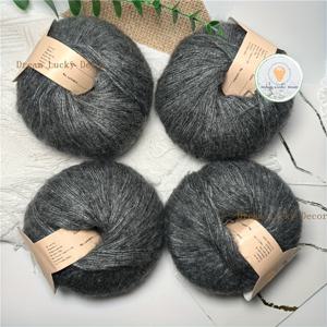 TEMU 4개입 100g/3.52oz 울트라 소프트 앙고라 털 실 따뜻하고 편안한 플리스 혼방 실 고급 실 75% 플리스 + 25% 폴리아미드 25g/0.88oz 각각 울트라 파인 실 플리스 혼방 실 DIY 뜨개질 및 코바늘 프로젝트에 적합 (스웨터, 숄, 스카프 등)