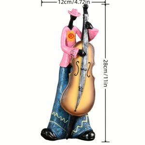 TEMU 창의적인 밴드 음악 캐릭터의 예술적인 피규어