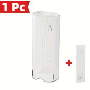 TEMU 1개 벽걸이 속옷 & 양말 정리함 - 드릴 필요 없는 쉬운 설치 플라스틱 수납 박스, 서랍형 디자인으로 홈 오거나이저, 옷장 공간 절약에 완벽한 액세서리 보관 | 매끄러운 마감, 침대 밑 수납용 속옷 정리함