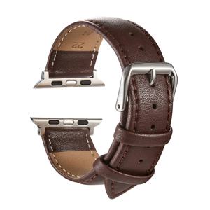TEMU 애플워치 10 6 5 4 3 울트라 SE 2 1용 캐주얼 PU 가죽 스트랩 비즈니스 시계줄 38 40 41 42 44 45 46 49mm iWatch용