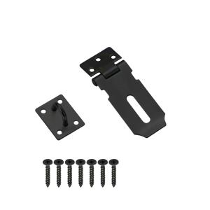 TEMU 1개 내구성 304 스테인리스 스틸 안전 걸쇠 (설치용 나사 포함), 3인치 안전 도어 캐치, 금속 자물쇠용 힌지 잠금장치, 문, 캐비닛, 상자에 적합 - SUS 304 금속 제작