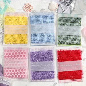 TEMU 90개 메쉬 레이스 패턴 스크랩북 종이 재료, 다양한 패턴 장식용 에스테틱 페이퍼 DIY 크래프트용 스크랩북 키트 (15장/팩, 6팩)