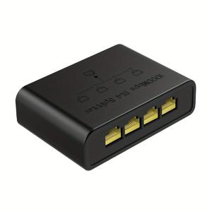 TEMU 1대에서 4대까지의 기가비트 이더넷 스플리터 - USB 전원 케이블이 있는 네트워크 스플리터, Cat 5/5e/6/7/8 케이블을 위한 1000Mbps 고속 RJ45 인터넷 스플리터 어댑터 [동시에 4대가 네트워크에 연결됨]