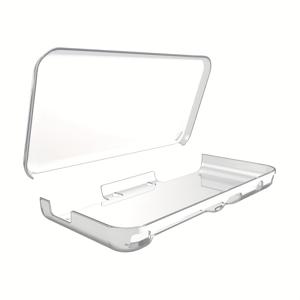 TEMU 새로운 2DS XL 케이스 - 클리어 하드 쉘 보호 커버, 울트라 클리어 스크래치 방지 디자인, 2017년형 2DS XL LL 호환