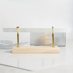 TEMU 1세트 천연석 & 디스플레이 스탠드 (골드 트림) - 주얼리 팔찌/후크 쇼케이스, 목걸이 홀더, 보석 보관함 - 크리스마스/할로윈을 위한 우아한 선물 ( & 보호 스타일)