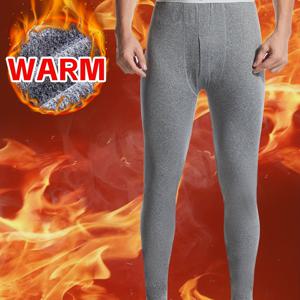 TEMU 남성용 슬림핏 가을/겨울용 보온 레깅스, 두꺼운 및 따뜻한 디자인, 블랙, 화이트, 그레이 색상 중 3가지로 제공