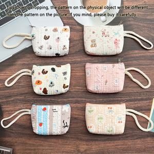 TEMU 귀여운 만화 손목 스트랩 동전 지갑 6개 세트, 패션 액세서리, 다기능 클러치 지갑 열쇠 파우치, 활용도 높은 선물 가방, 동전 파우치, 손목 스트랩 가방, 창의적인 미니 수납 파우치