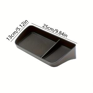 TEMU 미끄럼 방지 대시보드 트레이 - 오픈 프론트 디자인의 헤비듀티 차량용 정리함, 모든 차량에 적합 - 휴대폰, 열쇠, 동전, 카드 안전 보관 - 필수 로드트립 액세서리, 베이스 포함, 차량용 컵홀더 트레이, 대시보드 정리함, 차량 사이드 수납함, 여행 필수품, 차량 수납, 컴팩트 디자인, 내구성 있는 구조, 출퇴근 액세서리, 운전자 필수품