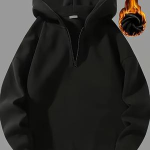 TEMU 남성용 캐주얼 다용도 후드 스웨트셔츠, 플러스 사이즈, 커플에게 적합