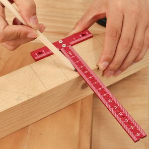 TEMU T 스퀘어, 알루미늄 도면 건축용 자, 세트 스퀘어 컴패니온 T 도면 자, 건축용 삼각자, 티 자, L 스퀘어, 스케일 자 - 170mm, 1개