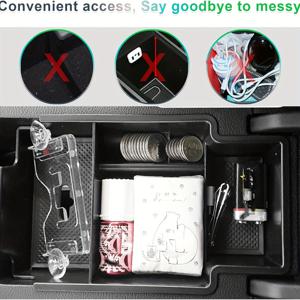 TEMU 2015년부터 2022년까지의 ssangyong Tivoli 모델용 콘솔 팔걸이 수납 정리 트레이, 글로브 박스 및 콘솔 확장용으로 설계됨