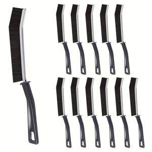 TEMU 좁은 공간, 타일 틈새, 주방 청소를 위해 설계된 12개 하드 브리슬 브러쉬 세트. 화장실, 욕실, 욕조, 싱크대, 창문 유지에 적합하며, 욕조 및 화장실 청소 전용 브러쉬 포함.