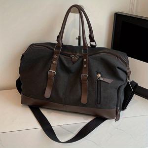 TEMU 여성용 대용량 체육관 & 여행 핸드백 - 독립형 신발 수납공간 포함, 가벼운 나일론 스포츠 더플백 (요가, 피트니스, 하룻밤 여행용) | 휴대용 단거리 주말 여행 가방