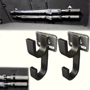 TEMU 2개 자동차 우산 고리, 범용 트렁크 고리 (우산, 수건, 낚싯대, 캠핑 장비 보관용), 드릴링 필요 없음, 안정적 설치, 대부분의 차량 모델에 적합