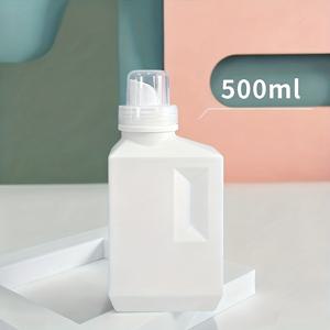 TEMU PE 재질로 제작된 주방 청소제용 500ml 플라스틱 병. 바닥 청소제, 세탁 세제, 비누 등에 적합합니다.