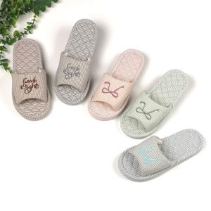 TEMU [] 3중쿠션 우아한 리본 층간소음방지 슬리퍼 코튼 면 실내화 쿠션 실내 슬리퍼