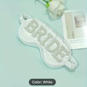 TEMU 패셔너블하고 우아한 아이 마스크, MRS/BRIDE 테마 파티 아이 마스크, 웨딩 파티 및 웨딩 선물에 적합