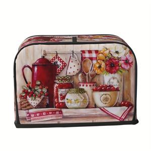 TEMU 1개 달콤한 주방 토스터 커버, 2조각/4조각 오븐 커버 가전 커버 토스터, 먼지 방지 보호 브로일러 정리백, 주방 가전