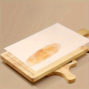 TEMU 1개 100매/팩 다양한 사이즈 선택 가능 식품용 실리콘 방지 종이, 주방 레스토랑 일회용 케이크 베이킹 실리콘 방지 종이 기름 흡수 종이 바베큐 고기 오븐 베이킹 팬 방지 종이