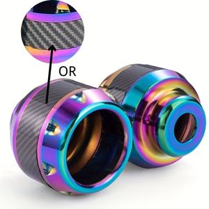 TEMU 2개 티타늄 합금 프레임 슬라이더 알루미늄 프론트 포크 가드 낙하 방지 충돌 방지 보호대 카본 파이버 스쿠터, 모토크로스용