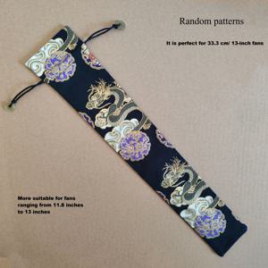 TEMU 13인치 접이식扇의 대형 가방. 11.8~13인치 사이의 팬에 적합합니다. 구매 전에는 손가락 팬의 크기를 측정해 주시고, 더 작은 여성용 접이식 팬에는 적합하지 않습니다. 이 가방은 일본식扇, 태극扇에 이상적입니다.