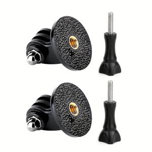 TEMU 액션 카메라, 스포츠 카메라 및 컴팩트 디지털 캠코더용 4pcs 범용 삼각대 마운트 어댑터 스크류 키트
