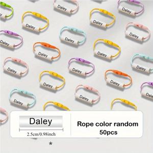 TEMU 10//40/50/60개 재사용 가능한 신발 라벨, 쉽게 제거 가능, 간단한 흰색 이름표 (물병, 모자, 필통, 펜, 우산, 장식용 랜야드용)