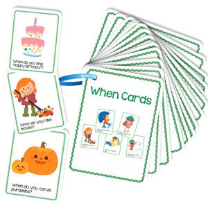 TEMU 46개 질문 카드 세트, 5.5×3.9인치의 영어 발음 Q&A 카드, 교육용 프롬프트로 대화 시작, 비판적 사고력 향상, 교실 아이스브레이커 역할, 가족 엔터테인먼트 제공을 위해 설계됨