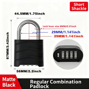 TEMU 창고, 공구 상자, 도난 방지 헬스장 사물함, 기숙사 캐비닛, 가정용 캐비닛 문, 여행 가방 잠금 장치, 녹 방지 여행 잠금 장치, 옷장 잠금 장치, 백팩, 현관문용 비밀번호 잠금 장치
