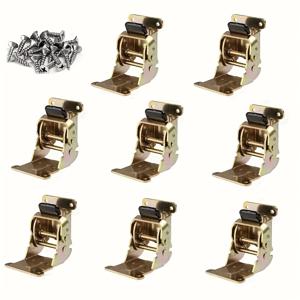 TEMU 8개 접이식 힌지, 0°/90°/ 자동 잠금, 테이블, 의자, 침대용 헤비듀티 지지대. 확장 및 수정 액세서리 포함, 나사 제공, 가구 수리, 의자 하드웨어, 클래식 디자인, 매끄러운 표면 마감