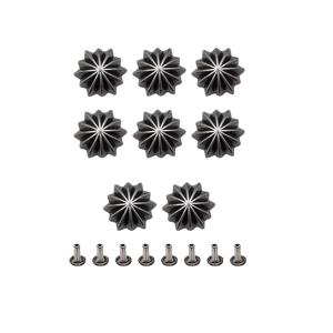 TEMU 레트로 리벳 호박 네일 목련 네일 충돌 네일, 가방, 벨트, 청바지, 가죽 공예 리벳, 시계줄 의류 장식 금속 추가 리벳 8세트