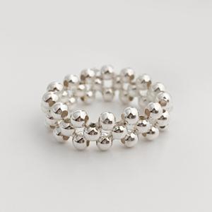 TEMU 1개 우아한 원형 비즈 연결 반지 | 빈티지 주얼리, 모든 계절에 적합, 축제, 결혼식, 파티, 통근에 이상적, 2026년 발렌타인데이, 어버이날, 성 패트릭 데이, 부활절 선물 신상