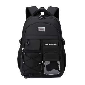 TEMU 새로운 스타일의 중고등학생용 백팩, 짐을 줄여주는 디자인, 대용량, 2025년 모델, 인체공학적 더블 숄더백, 패셔너블