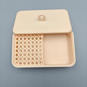 TEMU 폴리머 클레이 탈모 용으로 몰드에 달라붙는 것을 방지하는 전분 트레이. 인조 옥 쌀전분 칸막이, 인조 옥 쌀전분 보관함, 폴리머 클레이 커터, 점토 제조업체용 폴리머 클레이 도구