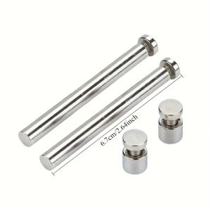 TEMU 아크릴 프레임용 나사 액세서리 4개, 아크릴 프레임 브라켓 나사, 아크릴 탁상용 지지대 광고못, 아크릴 프레임에 설치하여 지지대 제공용