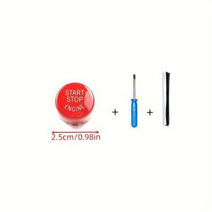 TEMU BMW 시동 시작/정지 버튼 스위치 - ABS 엔진 시동/정지 시스템, BMW 1/2/3/4/5/6/7 시리즈, X1/X3/X4/X5/X6, F30/F10/F01/F15, G01/G30/G31/G11/G12용 - 직접 교체 (외부 배선 불필요)