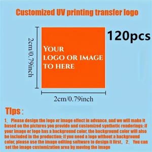 TEMU 맞춤 UV 스티커 60매 및 120매, UV 전사 자체 접착 비닐 스티커 - DTF 전사, 유리, 플라스틱 컵 및 금속 표면에 적합한 맞춤 이미지, 추수감사절, 아버지의 날, 어머니의 날 및 패턴 맞춤화용