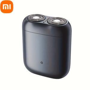 TEMU 샤오미 전기 면도기 S200 자기 헤드 및 60분 작동 시간, 컴팩트 포켓 면도기, 쉬운 청소를 위한 탈착식 포일 시스템 - 여행 및 사용에 휴대 가능