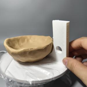 TEMU 도자기 제작 8pcs 세트 | 발 모양 조절기 + 모서리 트리머 + 홈 몰드 포함, 트렌디한 조형 도구