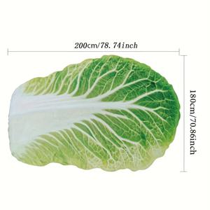 TEMU 1개 리얼리스틱 레터스 디자인 플란넬 담요 - 부드러운 기하학적 잎사귀 패턴, 사계절용 코지 홈 데코, 독특한 선물 아이디어, 모던 스타일, 장식용 침대 덮개, 플레이풀 인테리어 소품