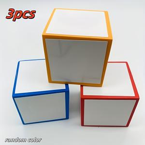 TEMU 3피스 세트 - 랜덤 색상, 재사용 가능한 지울 수 있는 폼 주사위, 드라이 아이즈 마커 호환, 빈 추가