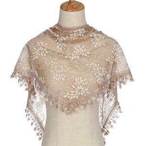 TEMU 삼각 레이스 벨, 기도 교회 벨, 여성 단색 우아한 만티야 벨 웨딩 파티용