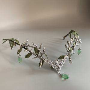 TEMU 인기 선택] 카니발 고딕 요정 왕관 마녀 헤드피스, 다크 엘프 서클릿 티아라 여성용, 레네상스 할로윈 코스프레, 고트 웨딩 포토 촬영에 이상적