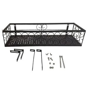 TEMU 철제 발코니 화분걸이, 매달이 바구니 스탠드, 화분용 선반