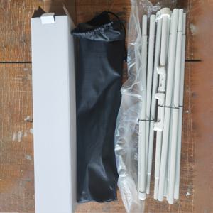 TEMU 1개 휴대용 63인치 접이식 디스플레이 스탠드 | 높이 조절 가능 경량 플라스틱 삼각대 이젤, 웨딩 배너 및 포스터용, 생일, 부활절, 어버이날 선물, 실내 및 실외 사용에 적합 | 높이 조절 가능한 현대적인 디스플레이 스탠드