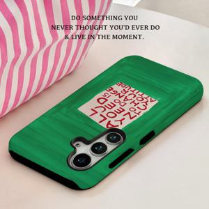 TEMU 폰 케이스: 그린 인센티브 맵, s23울트라/s23플러스/s22/s22플러스/s22울트라/s21/s21플러스/s21울트라/s23/s24/s24플러스/s24울트라/s20fe/s24fe/A16/A15/s25/s25플러스/s25울트라/A26/A36/A56 호환, 과일과 잎 패턴 디자인, 전문가용 폰 케이스, 방오 기능, 패셔너블